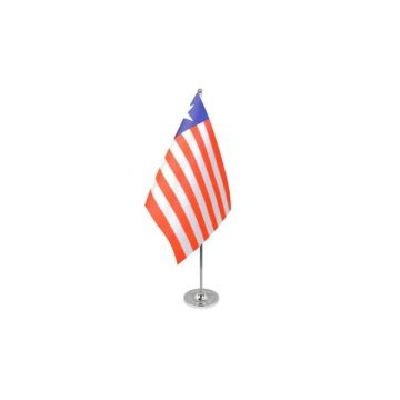 Liberia Satin Table Flag