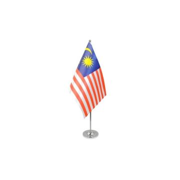 Malaysia Satin Table Flag