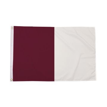Maroon and White Irish County Coffin Drape Flag
