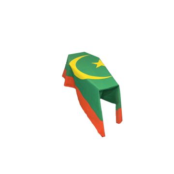 Mauritania New Coffin Drape Flag