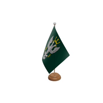 Mercian Regiment Wooden Table Flag – 9x6in (22.5 x 15 cm)