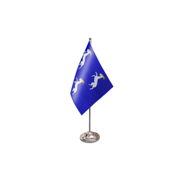 Merionethshire Satin Table Flag – 9x6in (22.5 x 15 cm)