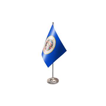 Minnesota Satin Table Flag