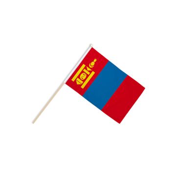 Mongolia Hand Flags