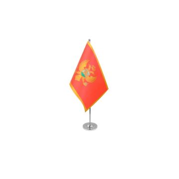 Montenegro Satin Table Flag