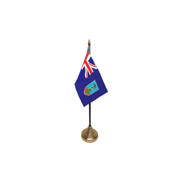 Montserrat Small Table Flag – 6x4in (15 x 10 cm)