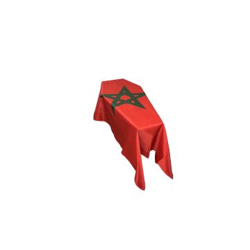 Morocco Coffin Drape Flag