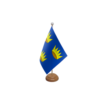 Munster Wooden Table Flag – 9x6in (22.5 x 15 cm)