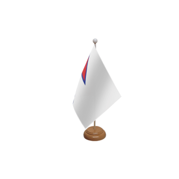 Nepal Wooden Table Flag
