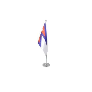 Nepal Satin Table Flag – 9x6in (22.5 x 15 cm)