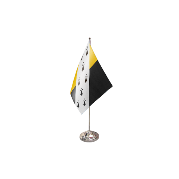 Norfolk New (No Crest) Satin Table Flag – 9x6in (22.5 x 15 cm)