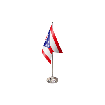 Ohio Satin Table Flag – 9x6in (22.5 x 15 cm)