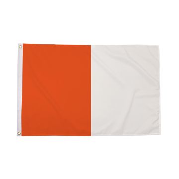 Orange and White Irish County Coffin Drape Flag