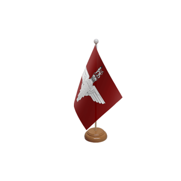 Parachute Regiment Wooden Table Flag – 9x6in (22.5 x 15 cm)