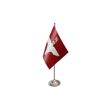 Parachute Regiment Satin Table Flag – 9x6in (22.5 x 15 cm)
