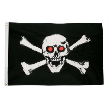 Pirate Red Eyes Flag