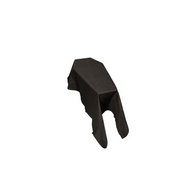 Plain Black Coffin Drape Flag
