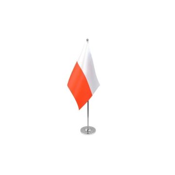 Poland Satin Table Flag – 9x6in (22.5 x 15 cm)