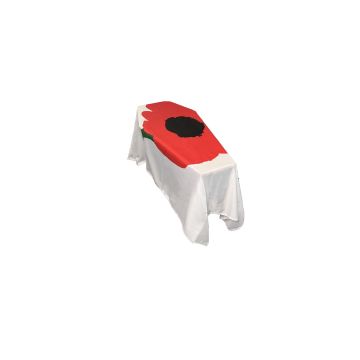 Poppy Coffin Drape Flag