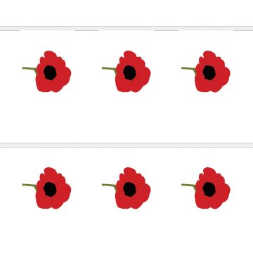 Poppy Bunting