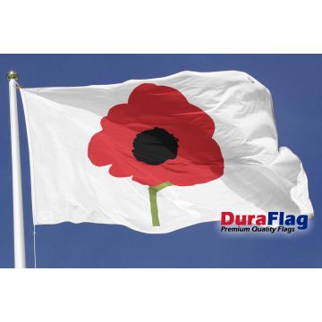 Poppy Small DuraFlag Rope and Toggled – 3ft x 2ft (90 x 60 cm)