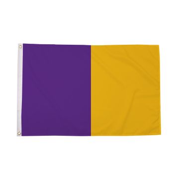 Purple and Gold Irish County Coffin Drape Flag