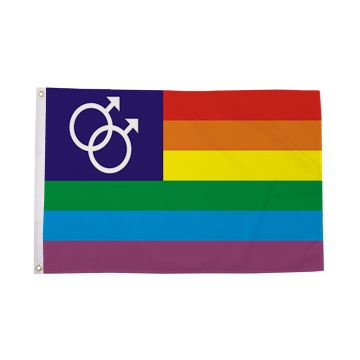 Rainbow Mars Flag