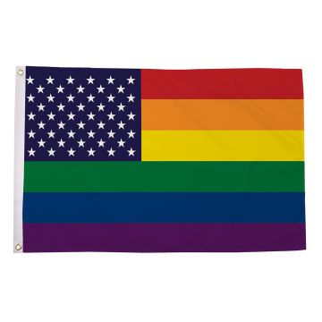 Rainbow USA (New Glory) Flag