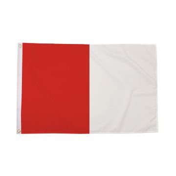 Red and White Irish County Coffin Drape Flag