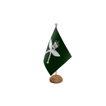 Royal Gurkhas Wooden Table Flag – 9x6in (22.5 x 15 cm)