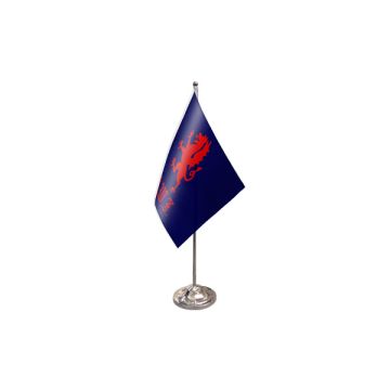Royal Welch Fusiliers Satin Table Flag – 9x6in (22.5 x 15 cm)