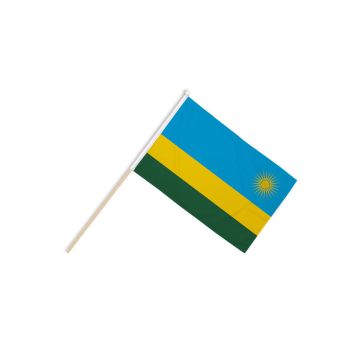 Rwanda Hand Flags
