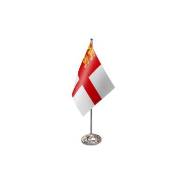 Sark Large Wooden Table Flag – 18x12in (45 x 30 cm)