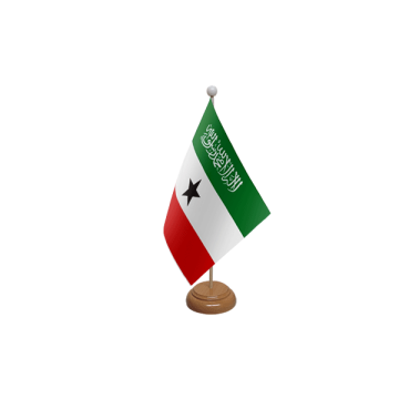 Somaliland Wooden Table Flag – 9x6in (22.5 x 15 cm)