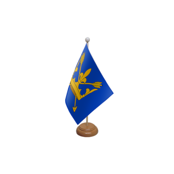 Suffolk New Wooden Table Flag – 9x6in (22.5 x 15 cm)