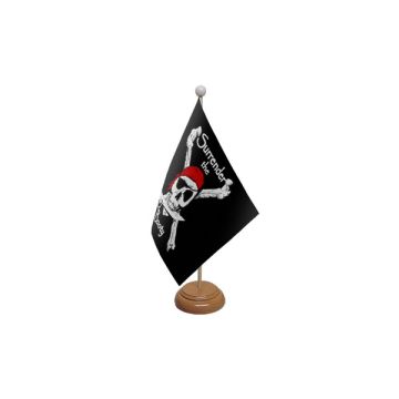 Surrender the Booty Hand Flag – 9x6in (22.5 x 15 cm)