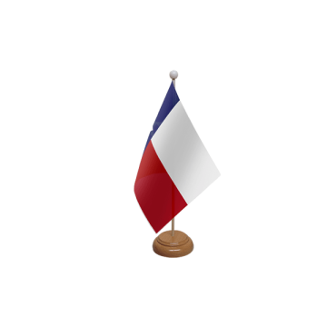 Texas Wooden Table Flag