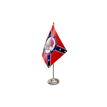 The South Will Rise Again Satin Table Flag