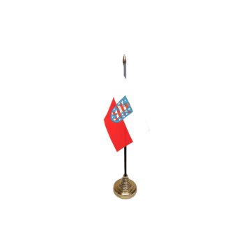 Thuringen Small Table Flag – 6x4in (15 x 10 cm)