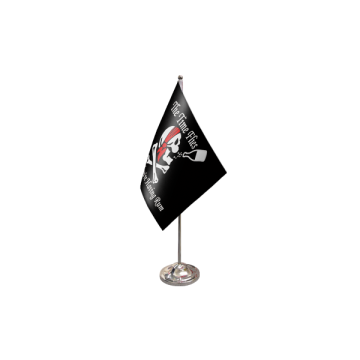Time Flies When You Have Rum Satin Table Flag
