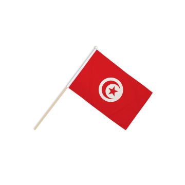 Tunisia Hand Flags