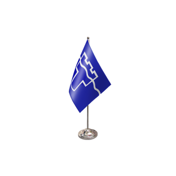 Tyne and Wear Satin Table Flag – 9x6in (22.5 x 15 cm)