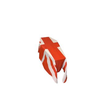 Union Jack Red Coffin Drape Flag