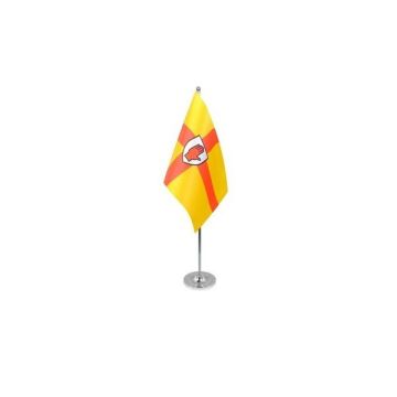 Ulster Satin Table Flag – 9x6in (22.5 x 15 cm)