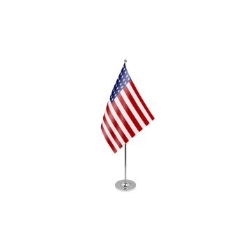 USA (48 Stars) Satin Table Flag