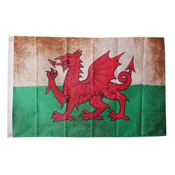 Wales Grunge Flag