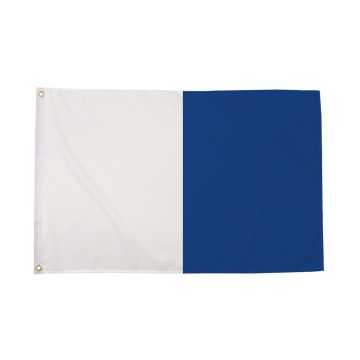 White and Blue Irish County Coffin Drape Flag
