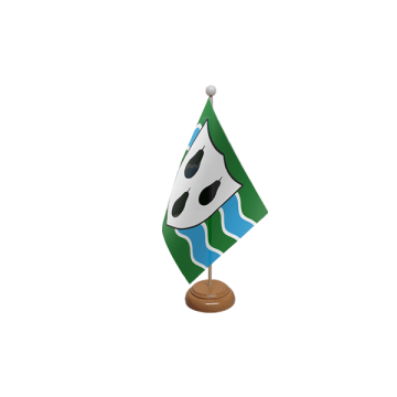 Worcestershire (New) Wooden Table Flag – 9x6in (22.5 x 15 cm)