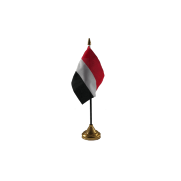 Yemen Table Flag – 6x4in (15 x 10 cm)