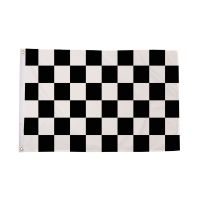 Black and White Check Flag